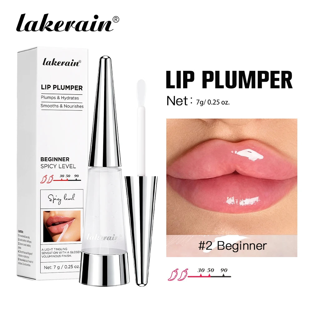 Lakerain Lip Plumper – Gloss Voluminizador de Labios con Hidratación Profunda