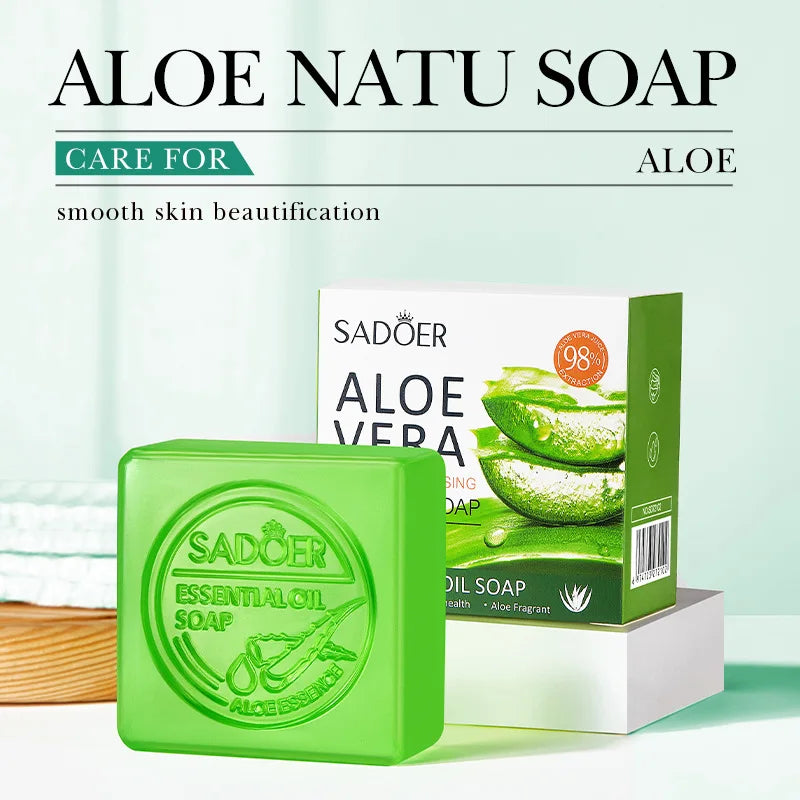 Jabón Natural de Aloe Vera – Piel Suave e Hidratada al Instante