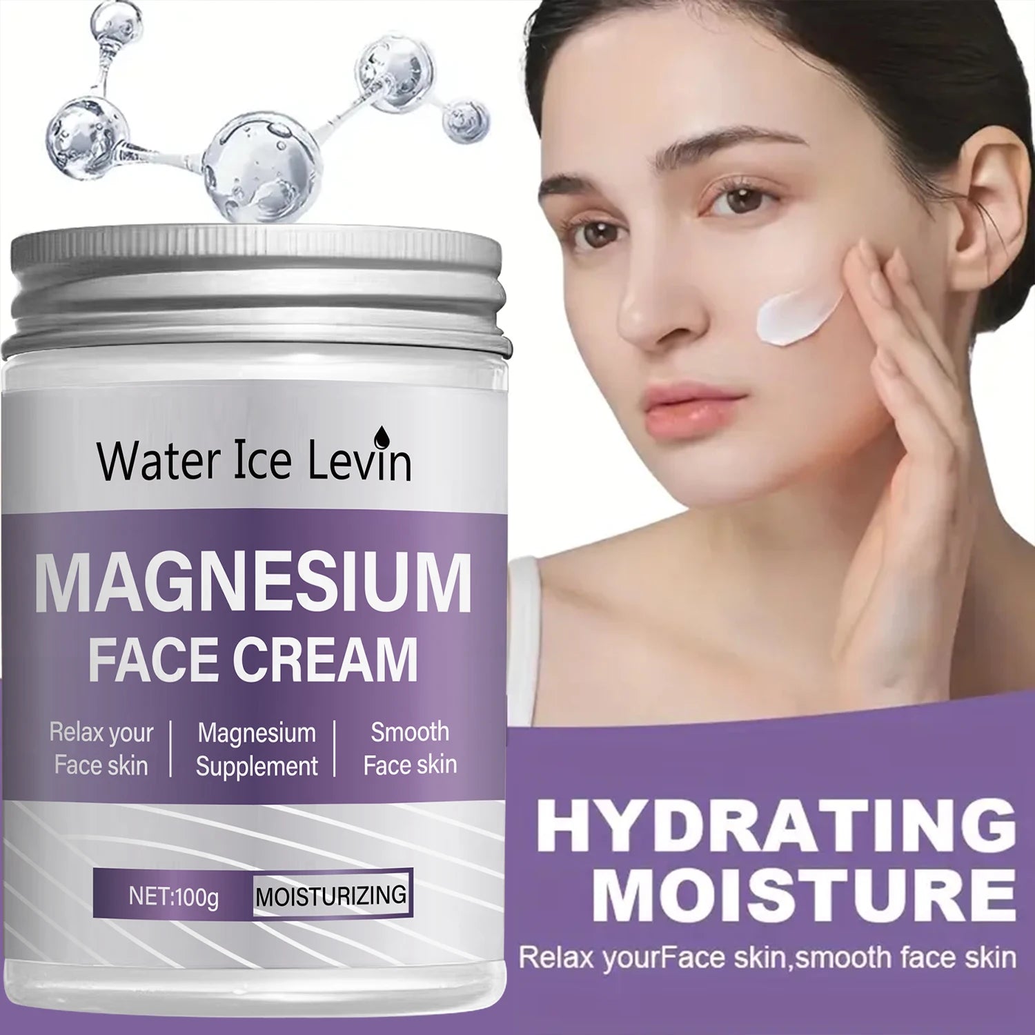 Crema Facial de Magnesio – Hidratación Profunda y Antiedad