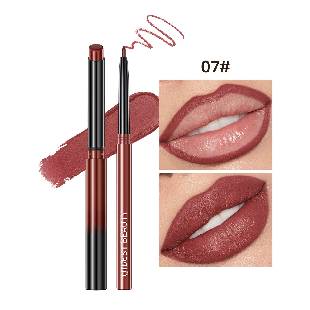 Set Lipliner + Labial Mate Nude QIBEST.