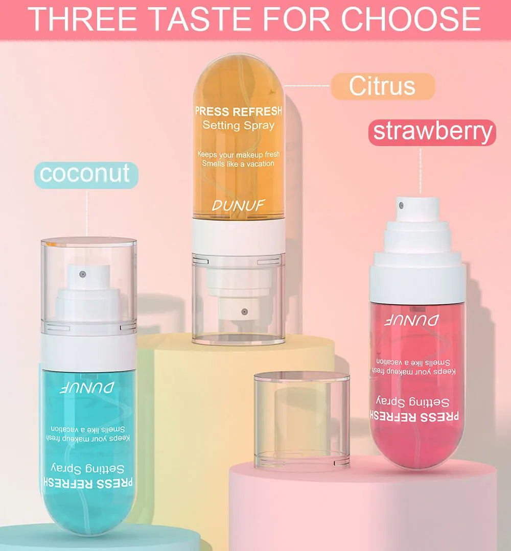 Spray Fijador de Maquillaje Refrescante DUNUF – Hidratante Efecto Larga Duración