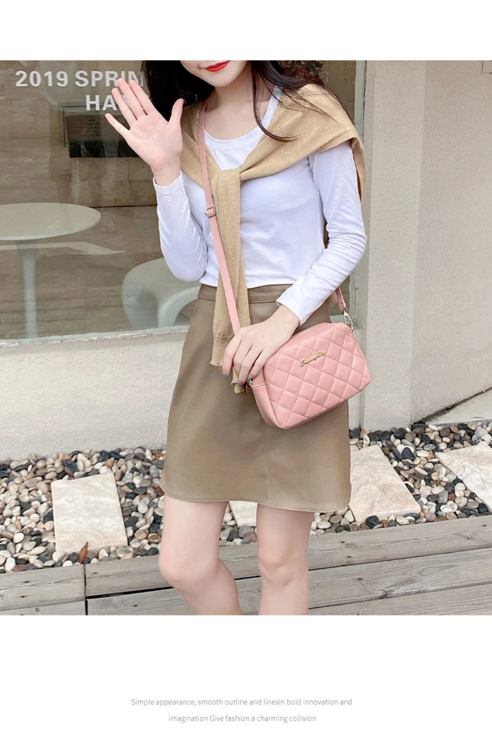 Bolso Acolchado Mini Crossbody