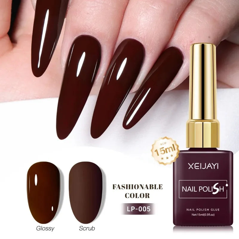Esmalte Gel Semipermanente Multicolor – Efecto Hielo/Transparente.