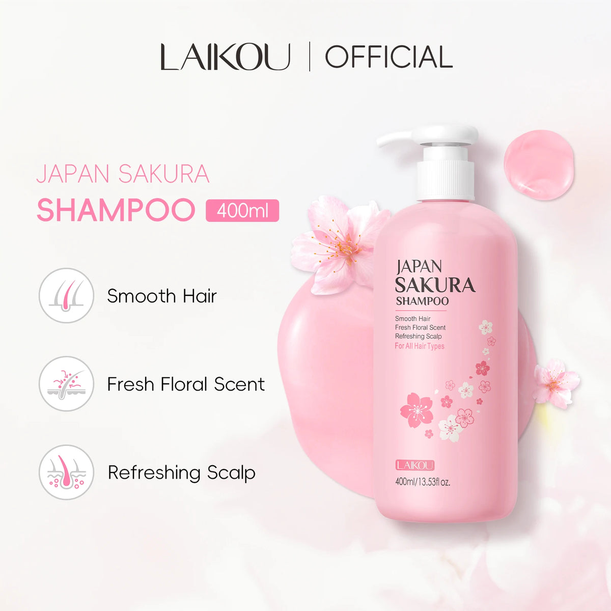 "Shampoo Sakura Reparador Anti-Frizz"
