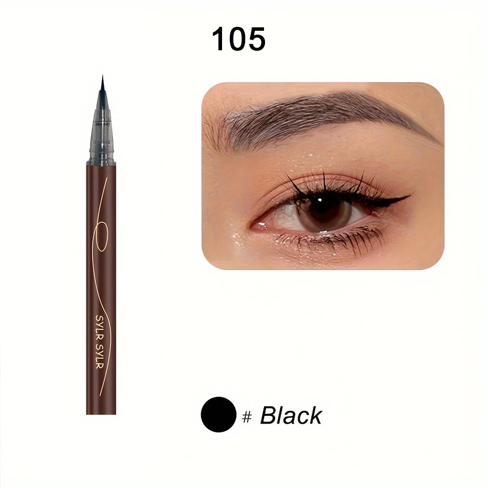 Delineador de Cejas Ultra-Fino Doble Uso – Efecto Microblading, Resistente al Agua