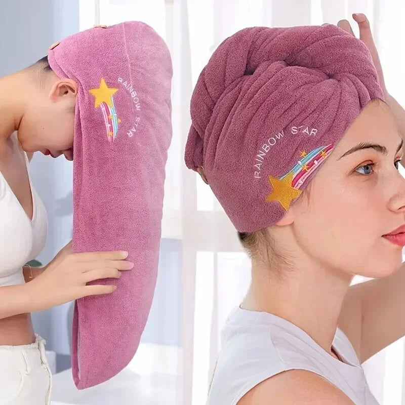Turbante Absorbente Anti-Frizz para Cabello