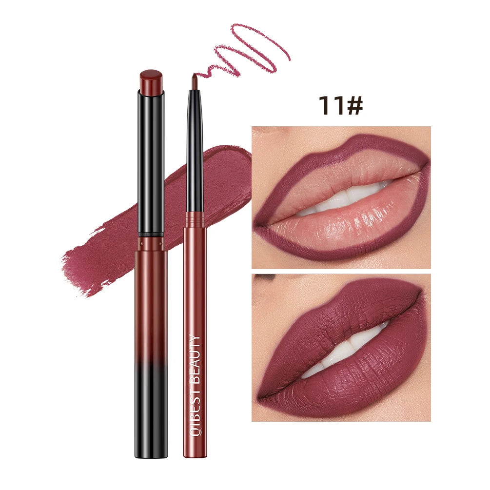Set Lipliner + Labial Mate Nude QIBEST.