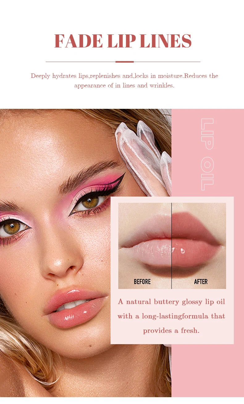 Set 6 pzs Lip Oil Hidratante Jelly