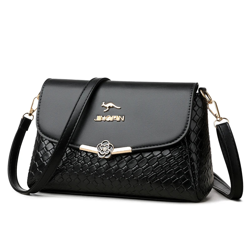 Bolso Retro Solapa Tejido