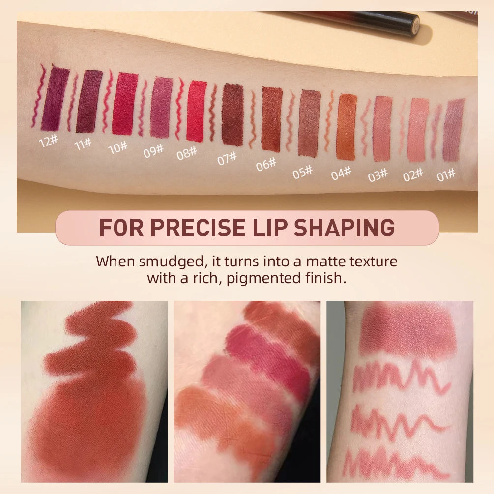 Set Lipliner + Labial Mate Nude QIBEST.