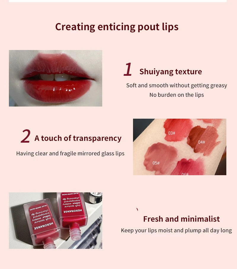 Lip Lacquer Efecto Cristal HERORANGE.
