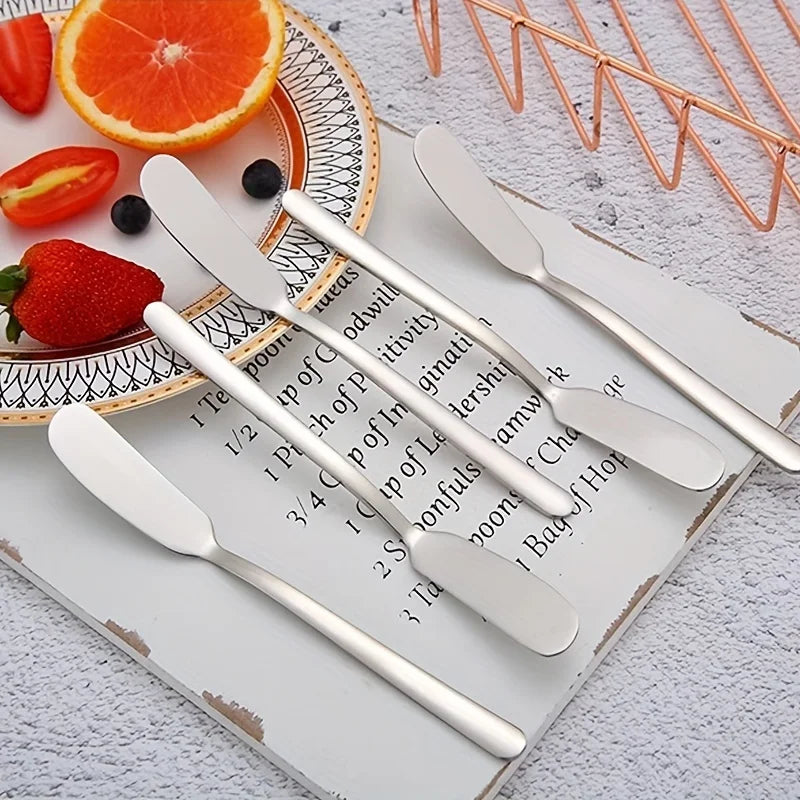 Set de 2 Cuchillos Untadores de Mantequilla – Acero Inoxidable 🧈🔪