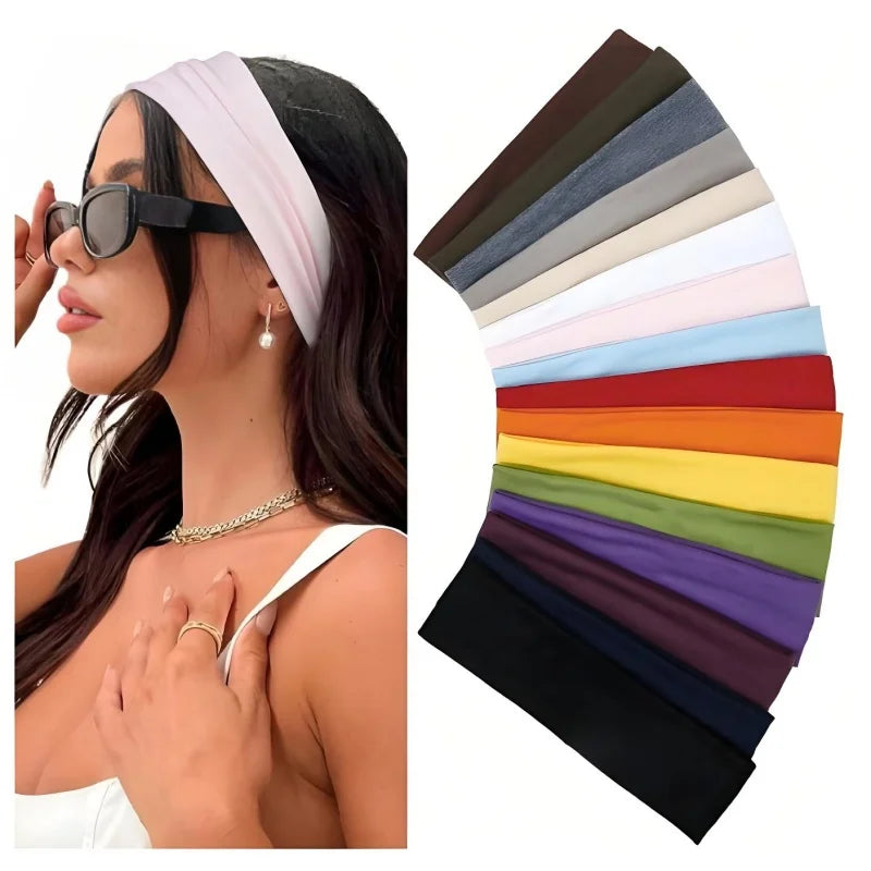 Diademas Deportivas Elásticas – Set de 7 Piezas