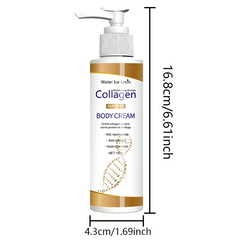 Título: Crema Corporal con Colágeno – Hidratación Profunda y Firmeza para la Piel
Nombre del producto: Crema Corporal Reafirmante con Colágeno y Vitamina.