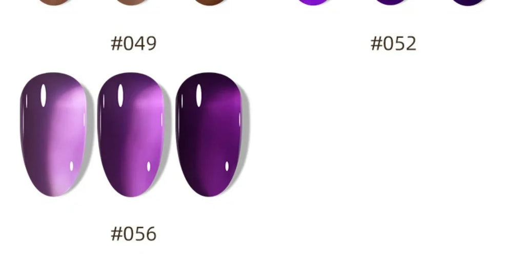 Esmalte Gel Semipermanente Multicolor – Efecto Hielo/Transparente.