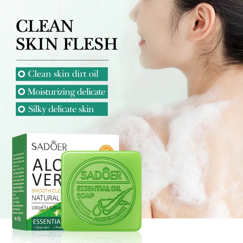 Jabón Natural de Aloe Vera – Piel Suave e Hidratada al Instante