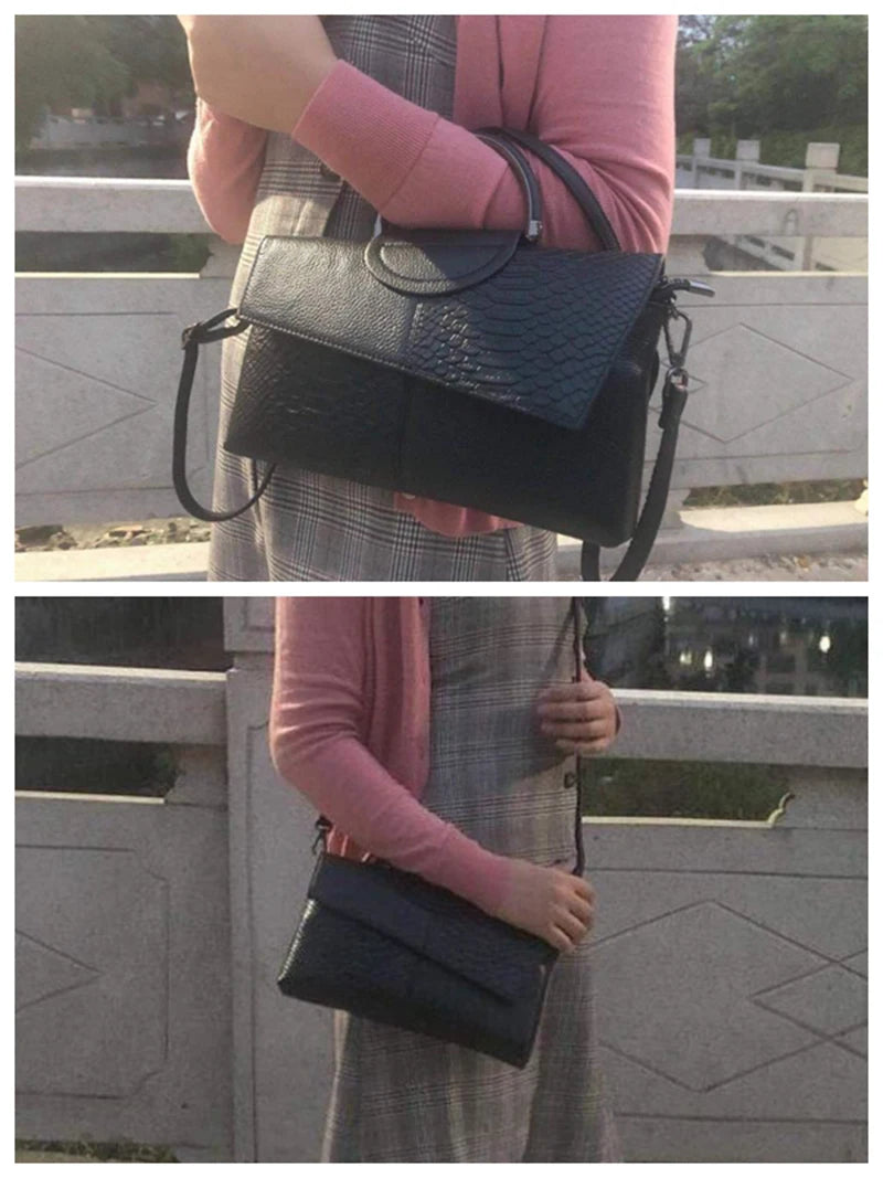 Bolso Ejecutivo Croco Elegante