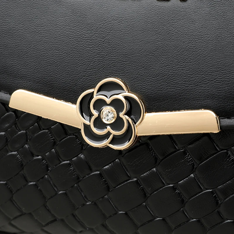Bolso Retro Solapa Tejido