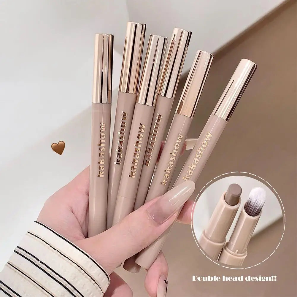 Lápiz Contorno 2 en 1 con Brocha – Stick Bronzer Facial 3D