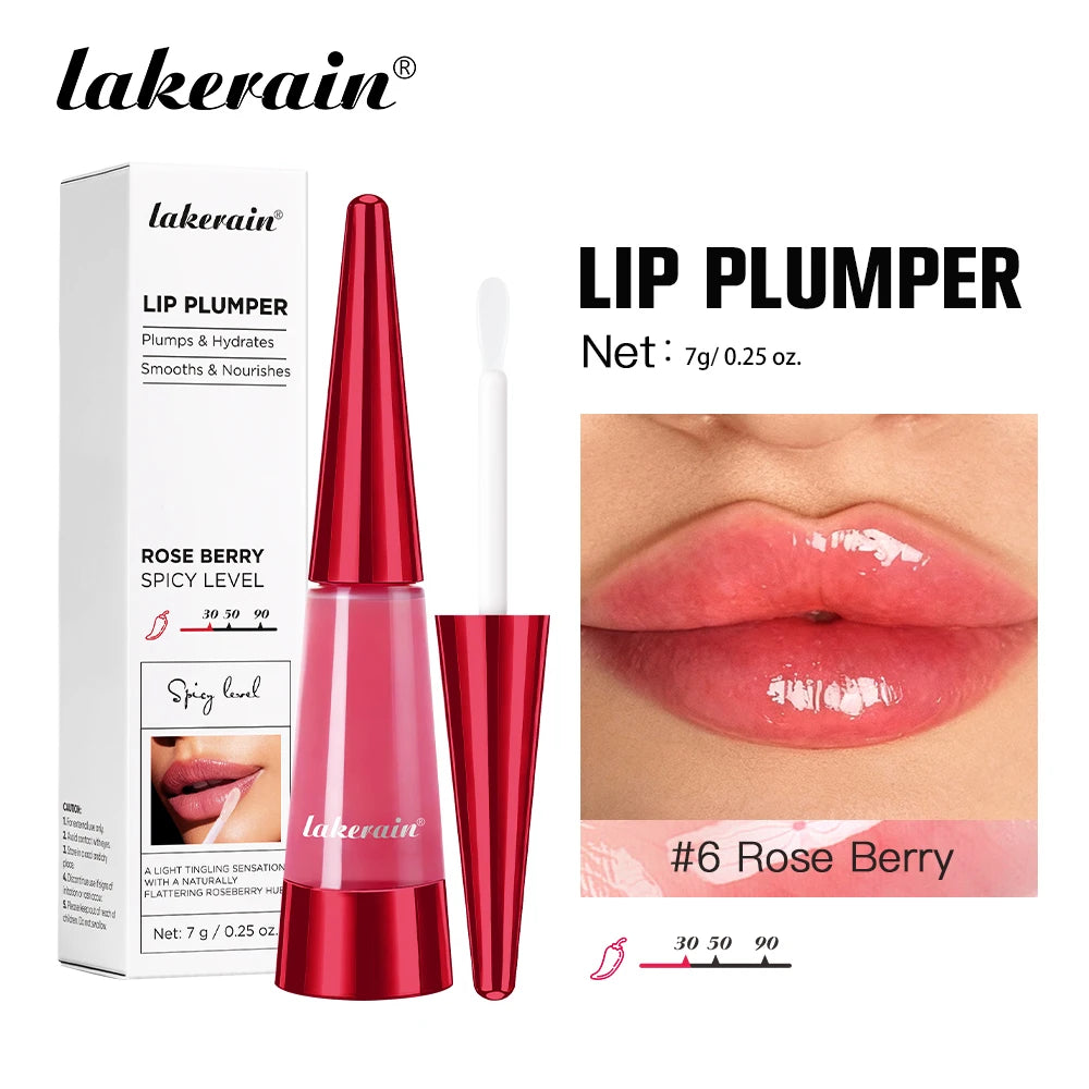 Lakerain Lip Plumper – Gloss Voluminizador de Labios con Hidratación Profunda