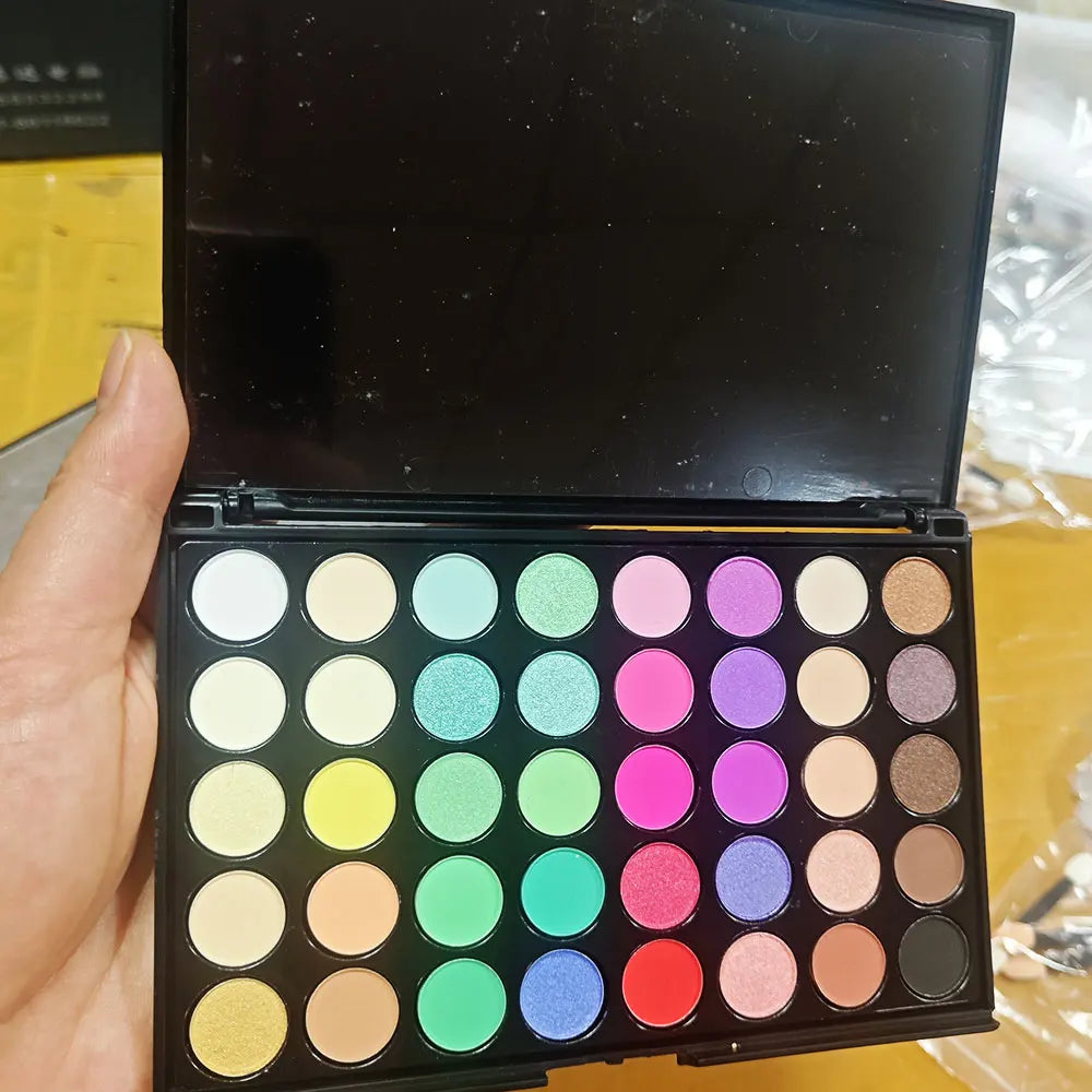 Paleta de Pigmentos 40 Colores – Efecto Degradado para Uñas