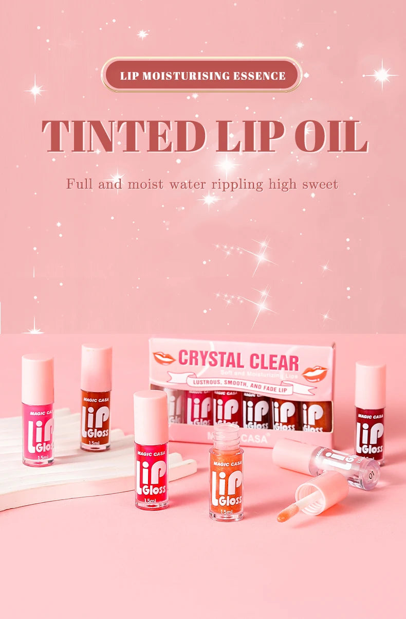 Set 6 pzs Lip Oil Hidratante Jelly
