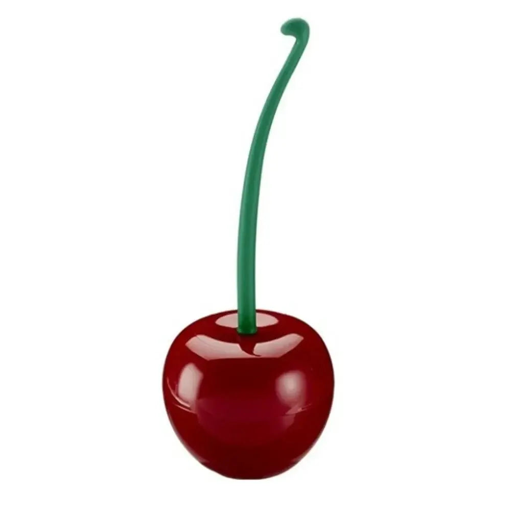 Cepillo para Baño Diseño Cereza — Soporte Decorativo para WC