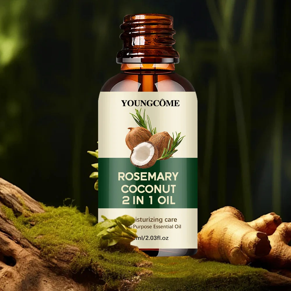 Aceite de Romero y Coco 2 en 1 para Cabello