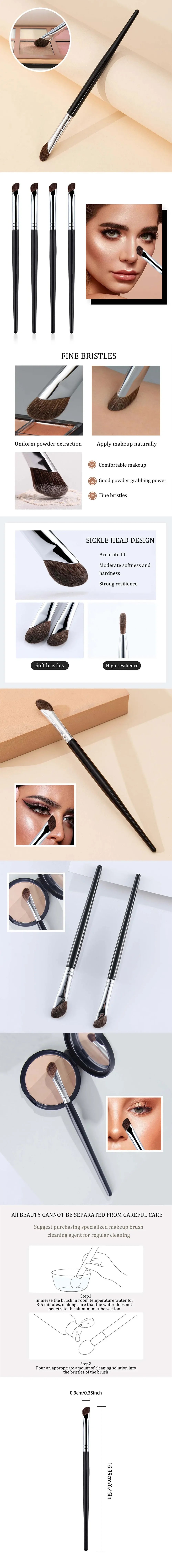 Brocha 3D para Sombra de Nariz y Contorno Facial