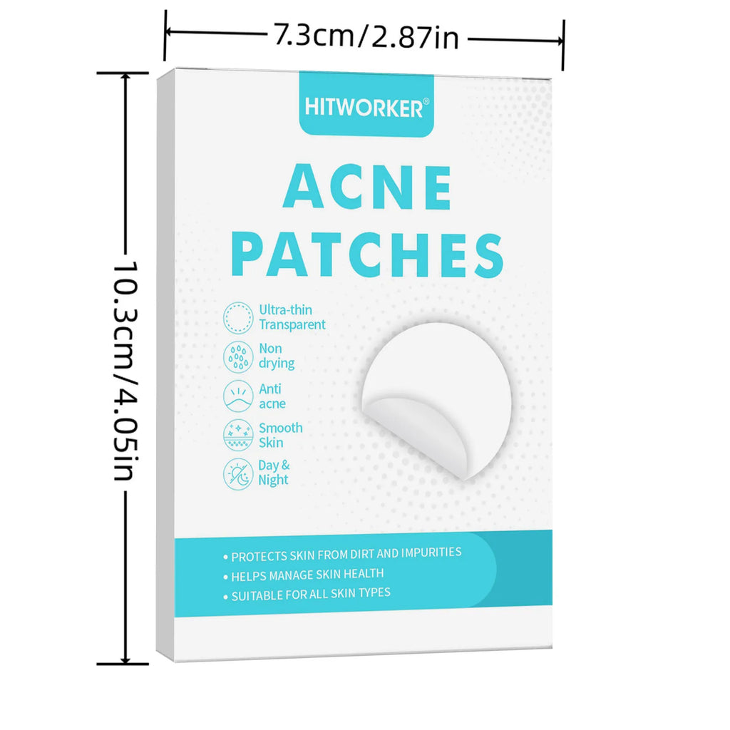 Parches Anti-Acné HITWORKER – Puntos Absorbentes de Hidrocoloide