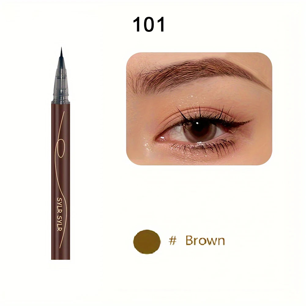 Delineador de Cejas Ultra-Fino Doble Uso – Efecto Microblading, Resistente al Agua