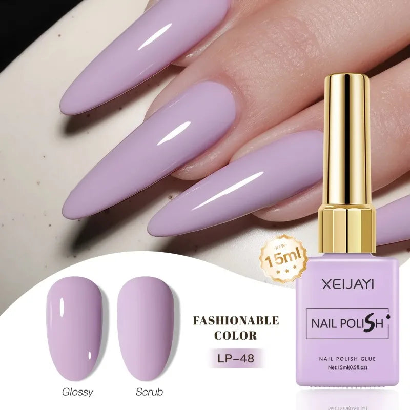Esmalte Gel Semipermanente Multicolor – Efecto Hielo/Transparente.