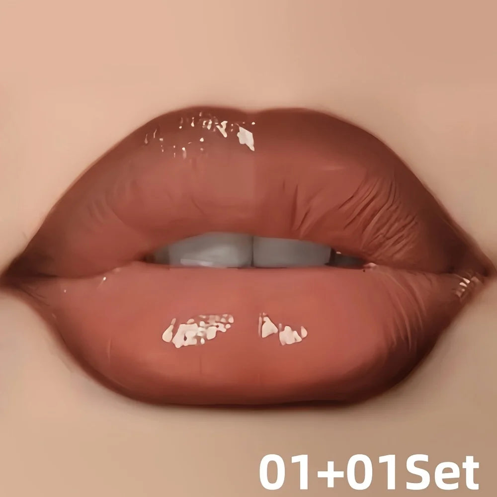 Kit Delineador + Gloss Labial Hidratante 3D