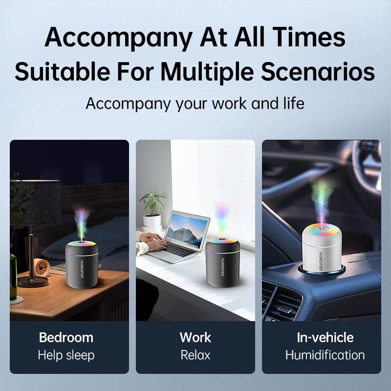 180ML Mini Humidificador RGB New Humidifier