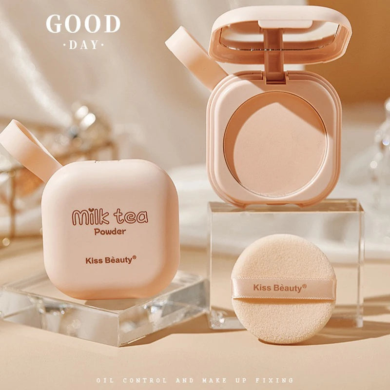 Polvo Compacto Setting Powder con Espejo – Control de Grasa y Piel Luminosa