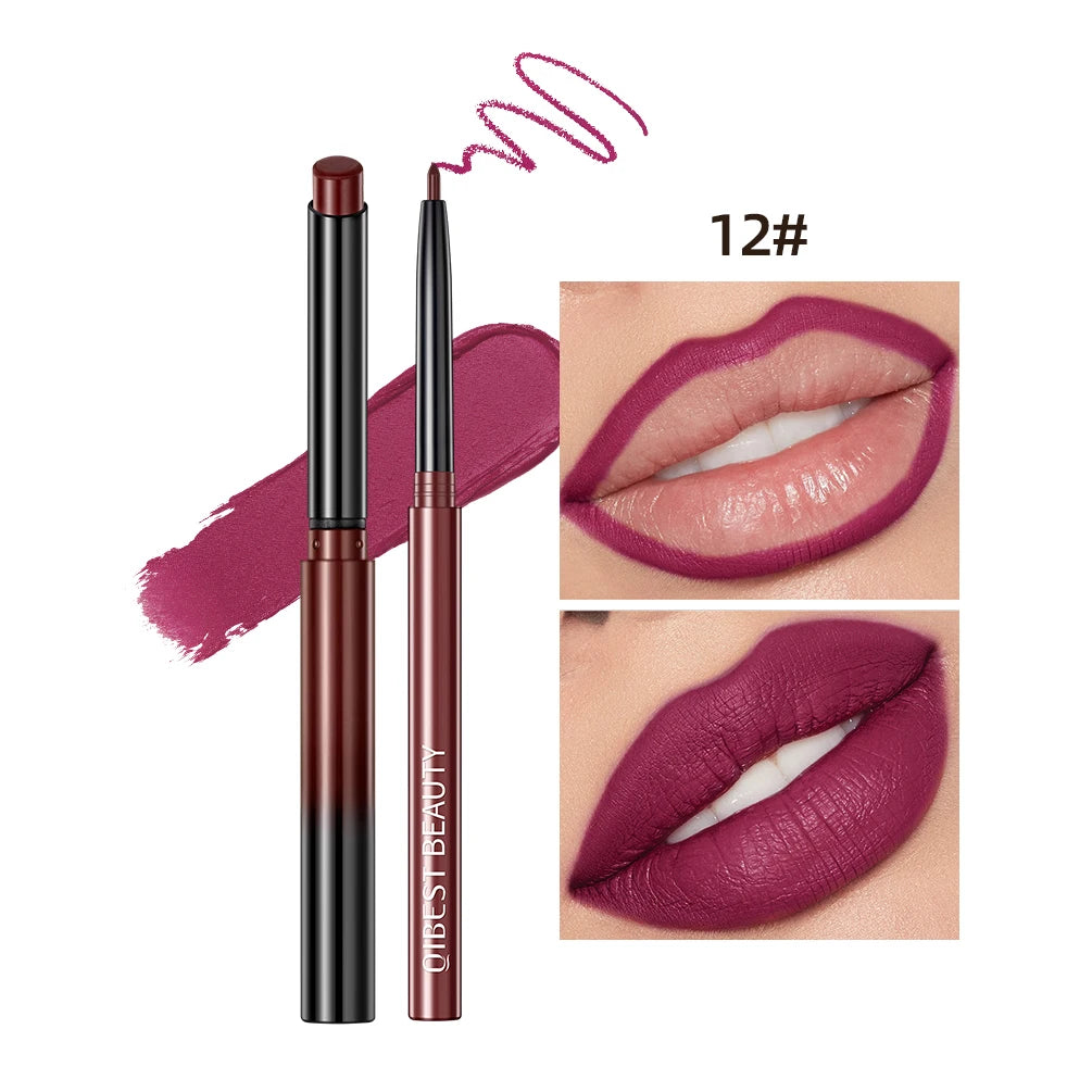Set Lipliner + Labial Mate Nude QIBEST.