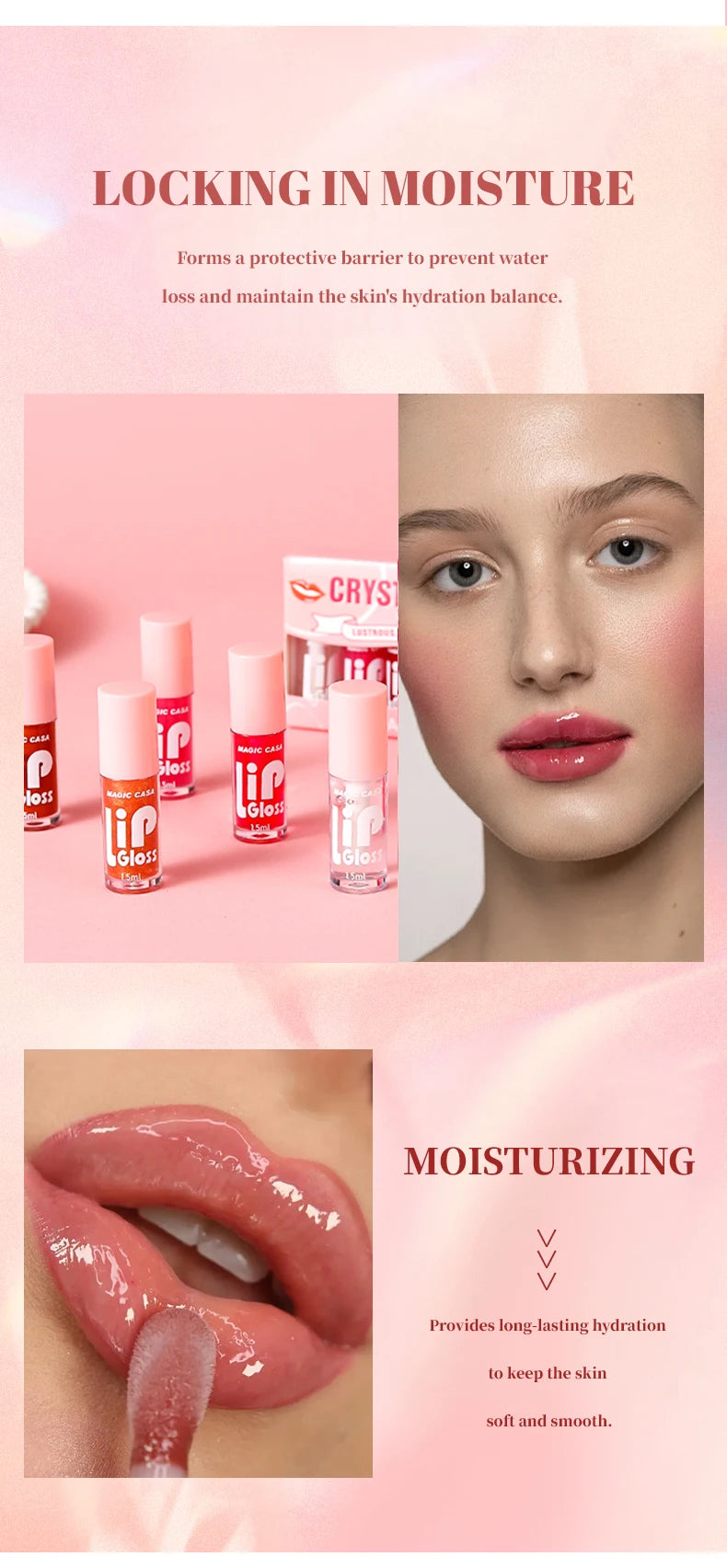 Set 6 pzs Lip Oil Hidratante Jelly