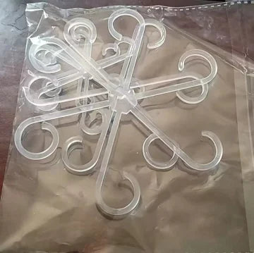 Set de 4 Sujetadores para Tallos de Plantas — Soporte Flexible para Jardín