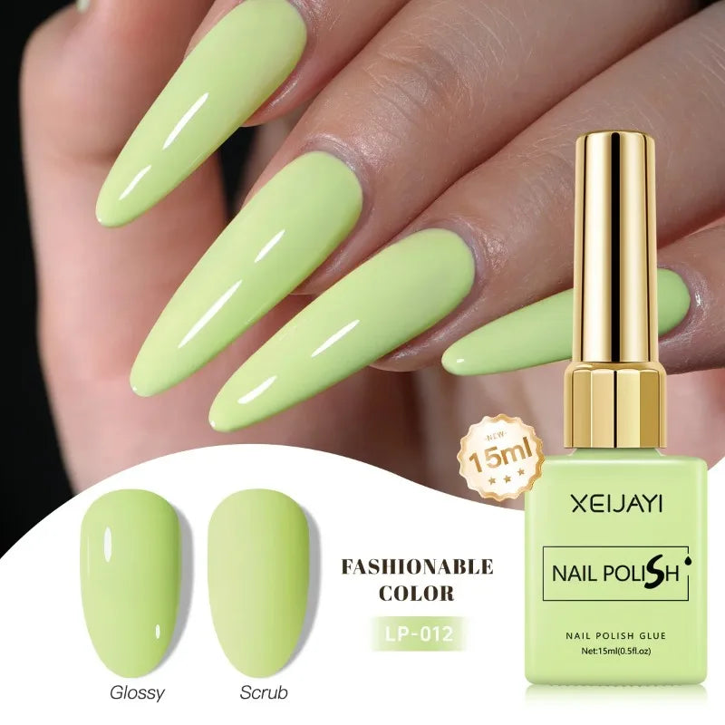 Esmalte Gel Semipermanente Multicolor – Efecto Hielo/Transparente.
