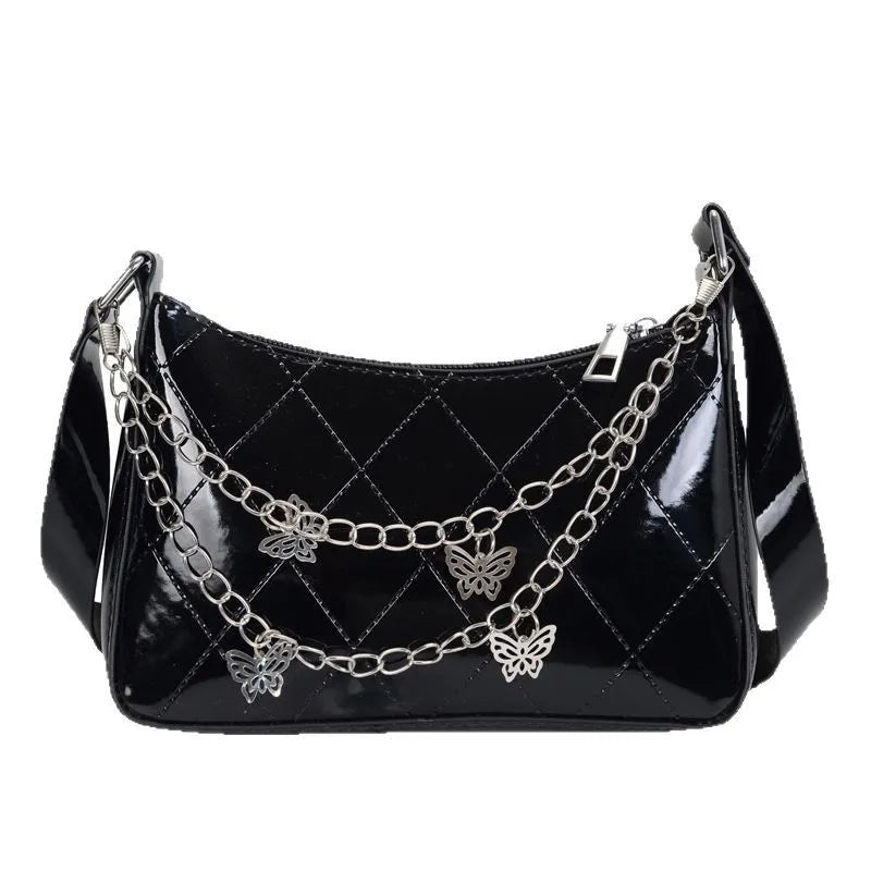 Bolso Nocturna con Cadenas Y mariposas.