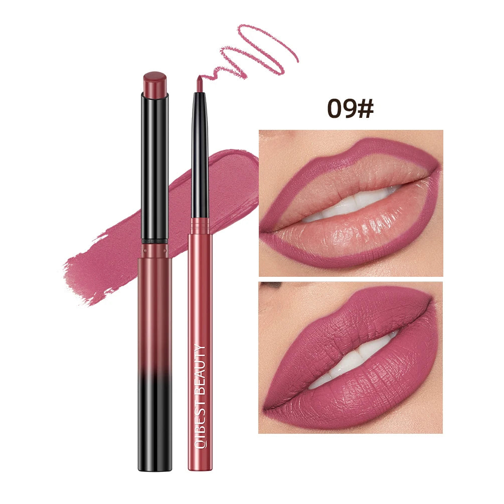 Set Lipliner + Labial Mate Nude QIBEST.
