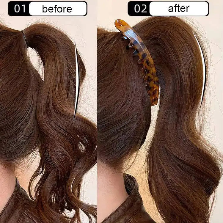 Broches Clip Grande para Cabello – Diseño Animal Print