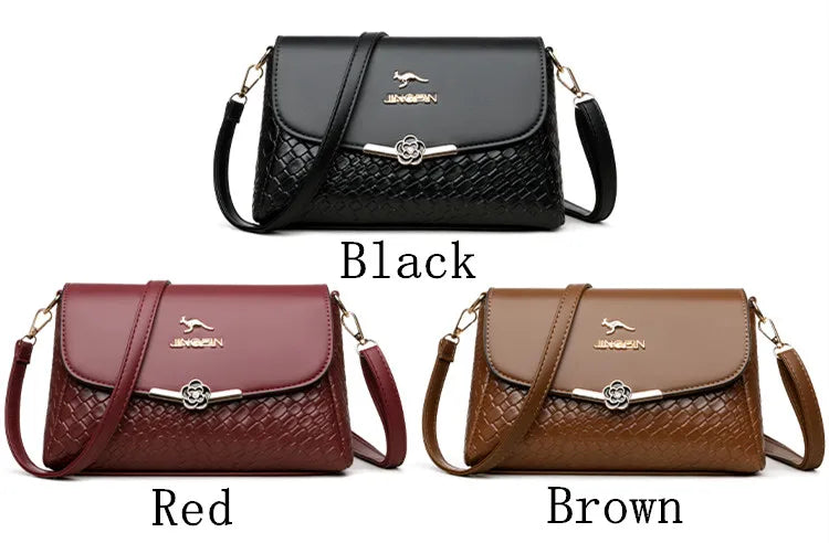 Bolso Retro Solapa Tejido