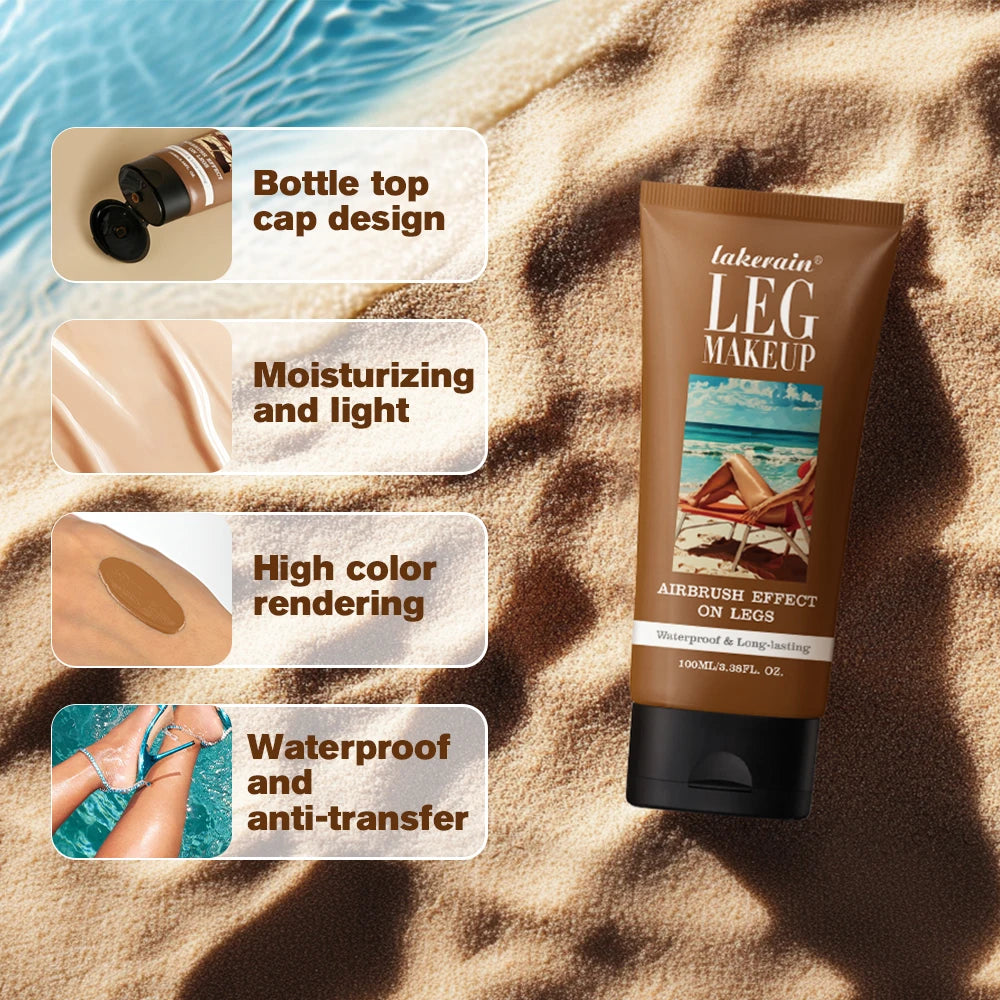 Maquillaje Corporal para Piernas – Cobertura Waterproof Larga Duración