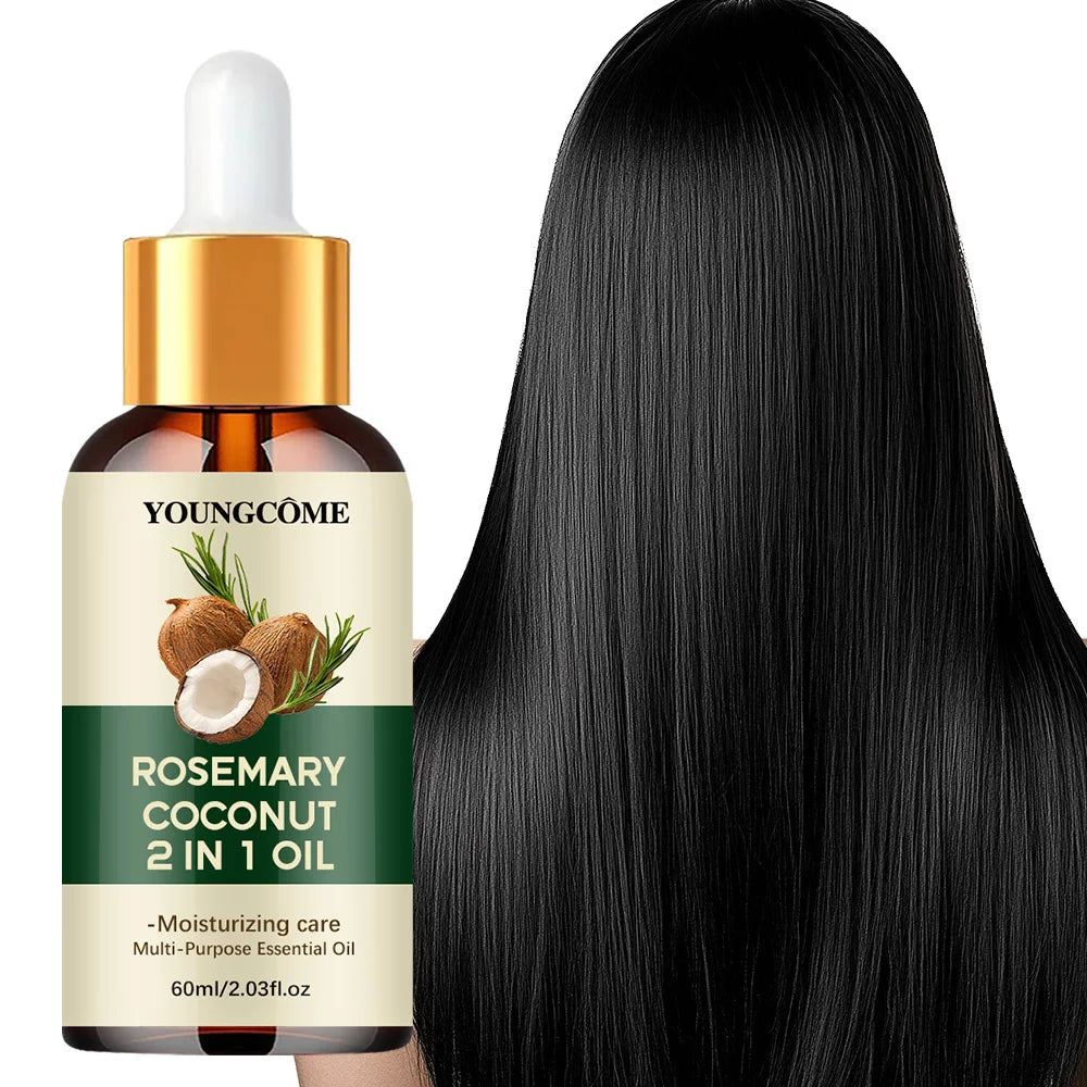 Aceite de Romero y Coco 2 en 1 para Cabello
