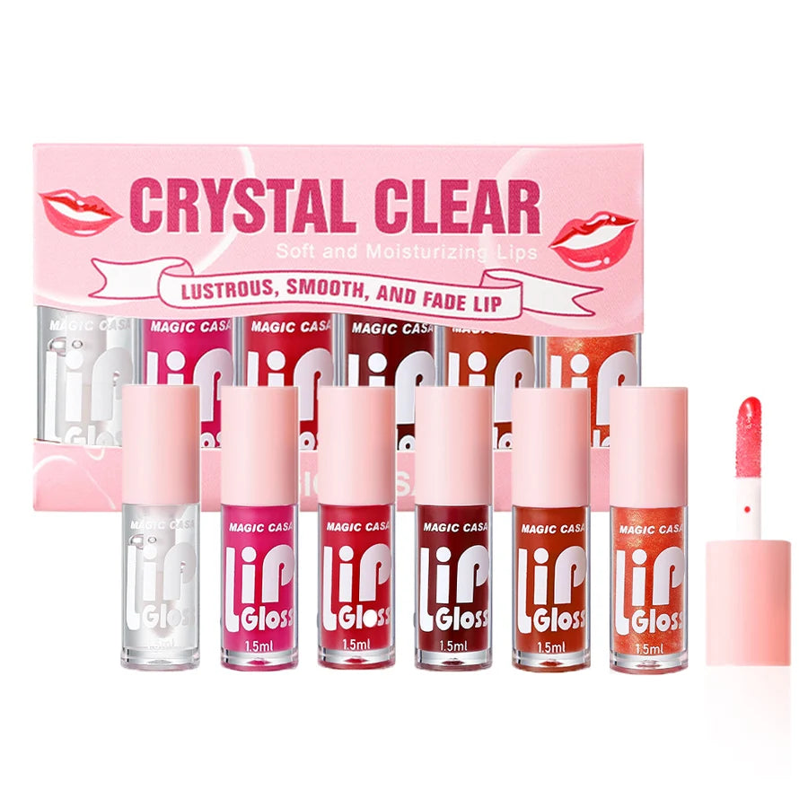 Set 6 pzs Lip Oil Hidratante Jelly