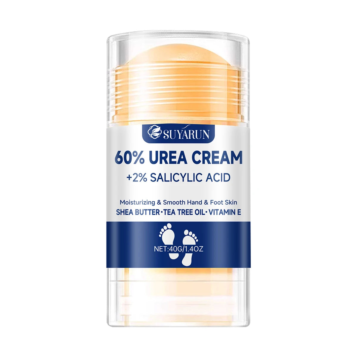 Barra Exfoliante para Pies con Urea 60% – Repara Talones Agrietados, Hidratación Profunda