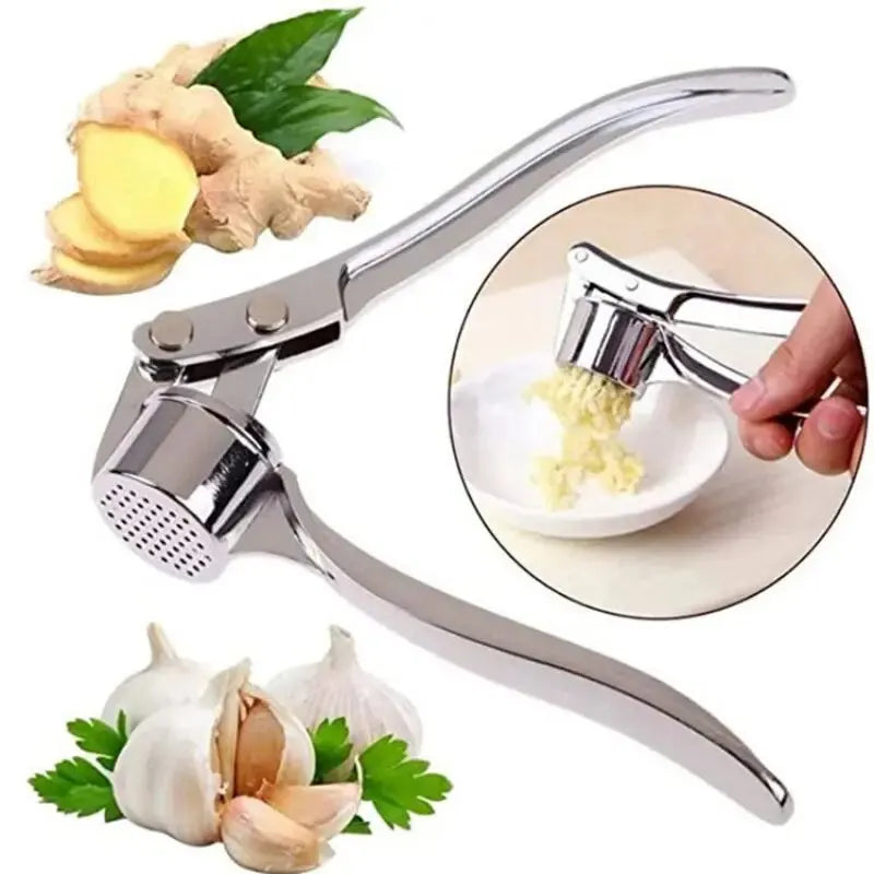 Prensa de Ajo Antideslizante — Acero Inoxidable Multifuncional