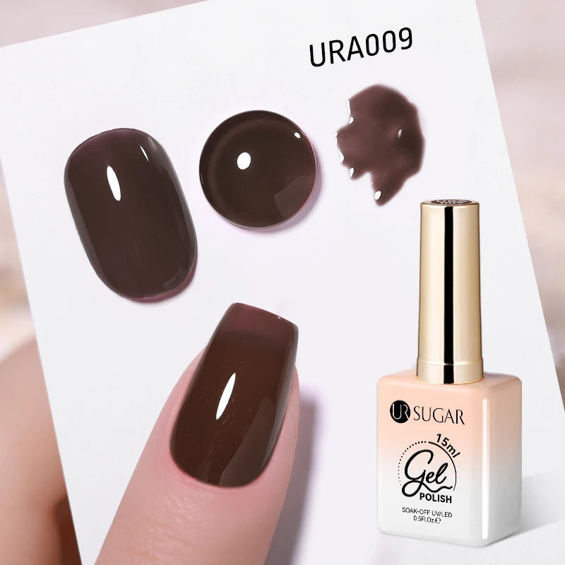 Esmalte Gel Semipermanente Jelly Nude — Set de Colores Nude