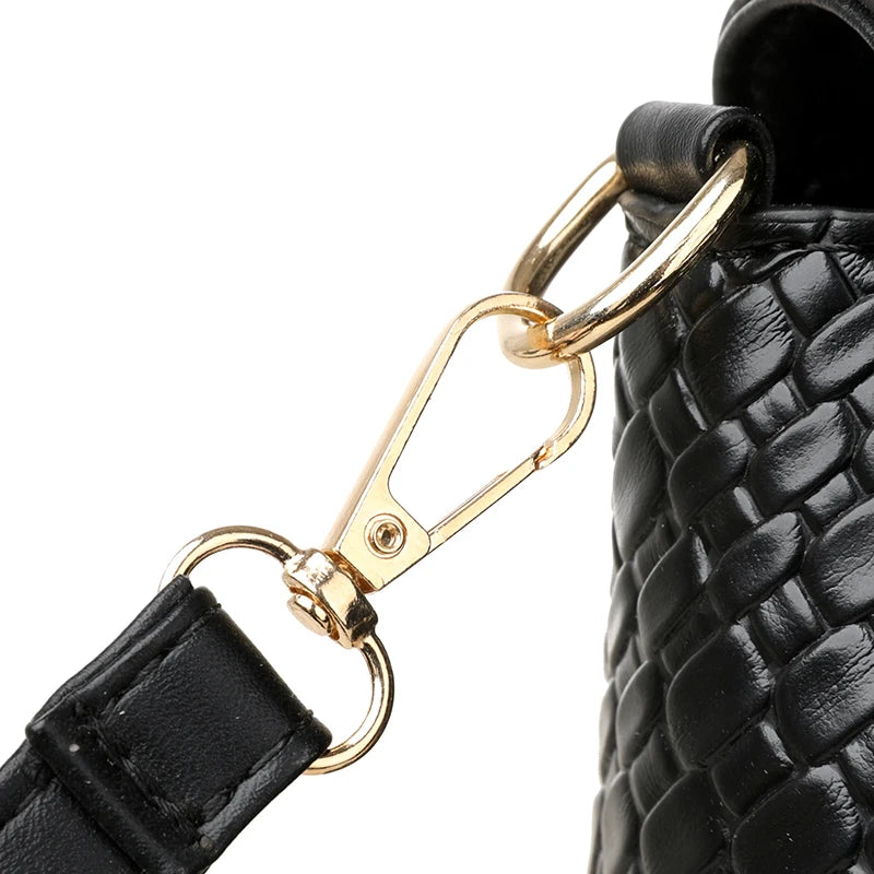 Bolso Retro Solapa Tejido